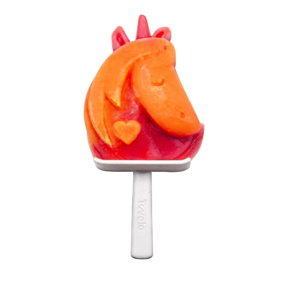 Set of 4 Plastic Pop Molds Unicorn Ice Cube Trays White: Dishwasher-Safe, 3 Volume Capacity - Image 5