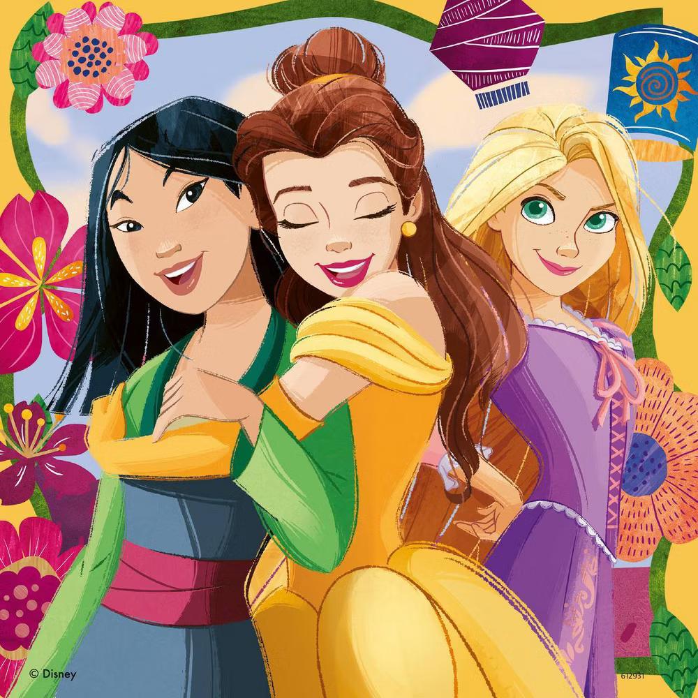 Princess Girl Power! Jigsaw Puzzle Set - 3x49pc: Kids Theme, Creative Thinking, Paperboard Material - Image 5