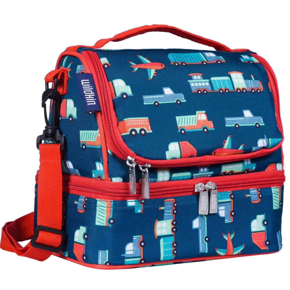 Wildkin Two Compartment Insulated Lunch Bag for Kids – School & Travel Ready - Image 76