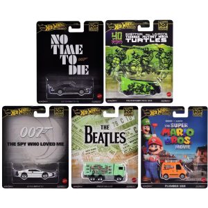 "Pop Culture 2024" 5 piece Set D "Premium Series" Diecast Model Cars
