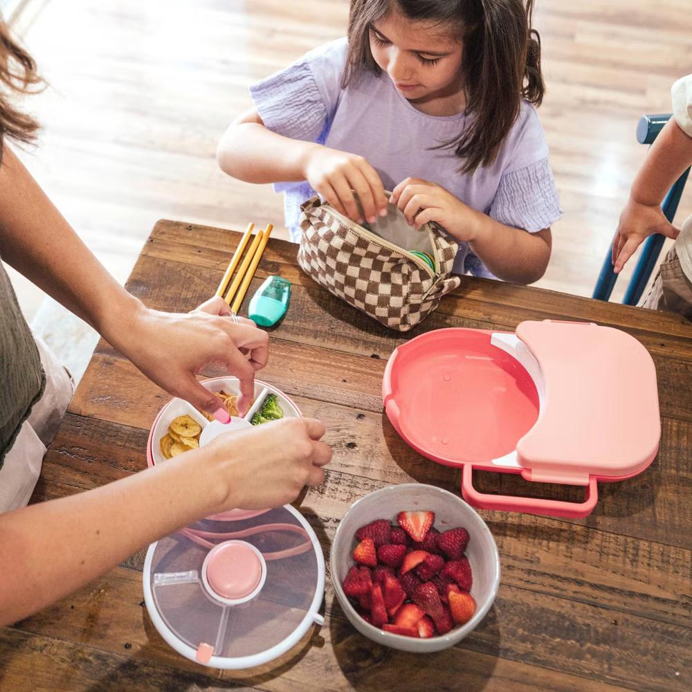GoBe Kids' 2-in-1 Bento Style Lunchbox with Small Snack Spinner Flip - Image 15