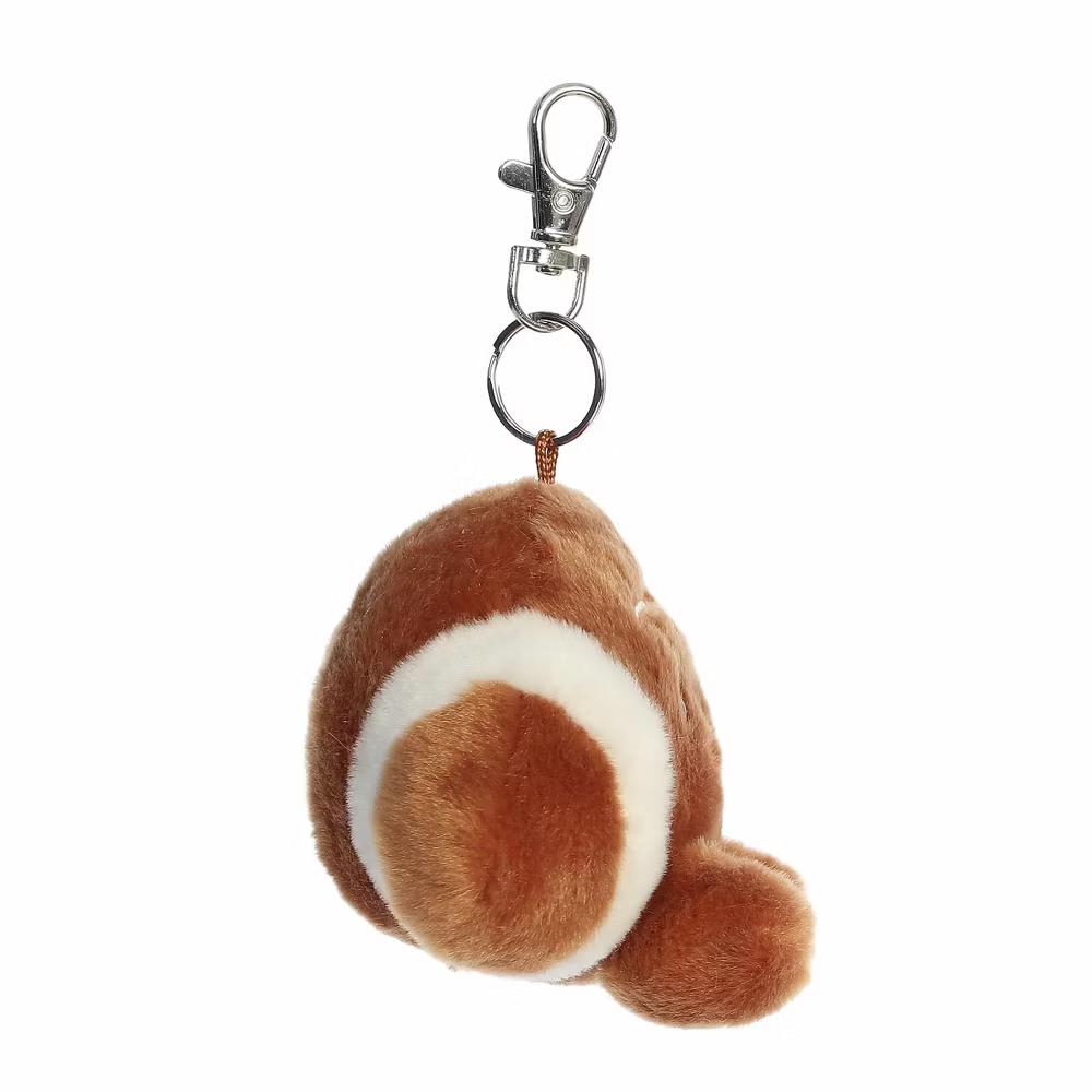 Mini Tackle Football Palm Pals Adorable Clip-On Brown 5" - Image 2