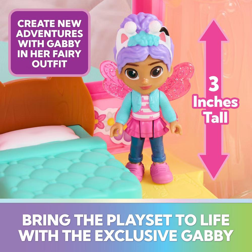Gabby's Dollhouse Fairylandia Flutter Magic Fairy Playset - Image 5