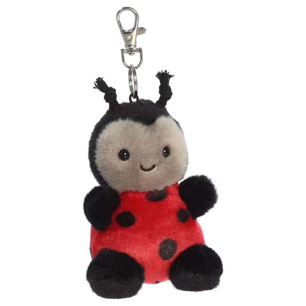 Mini Lil Spots Ladybug Palm Pals Adorable Clip-On Red 4" - Image 4