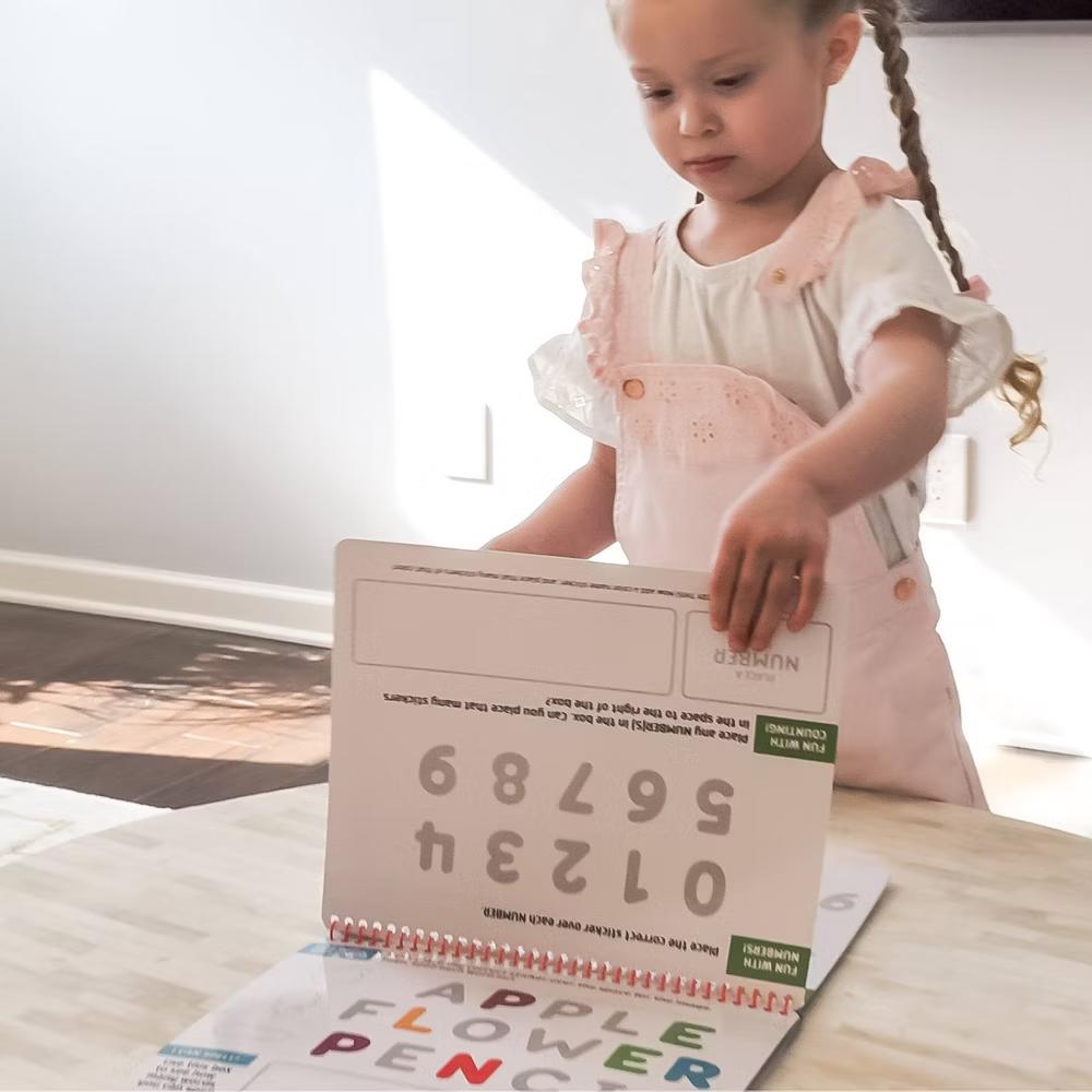 Reusable Sticker Learning & Activity Book with 200 Premium Puffy Stickers - Image 3