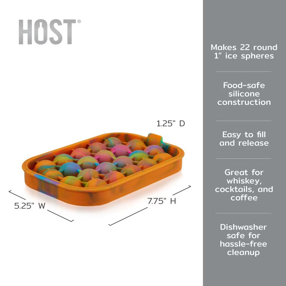 Host Silicone 1" Ice Sphere Silicone Mold - Image 10