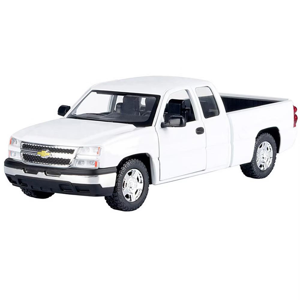 2006 Chevrolet Silverado 1500 Pickup Truck White "Timeless Legends" Series 1/25 Diecast Car Model