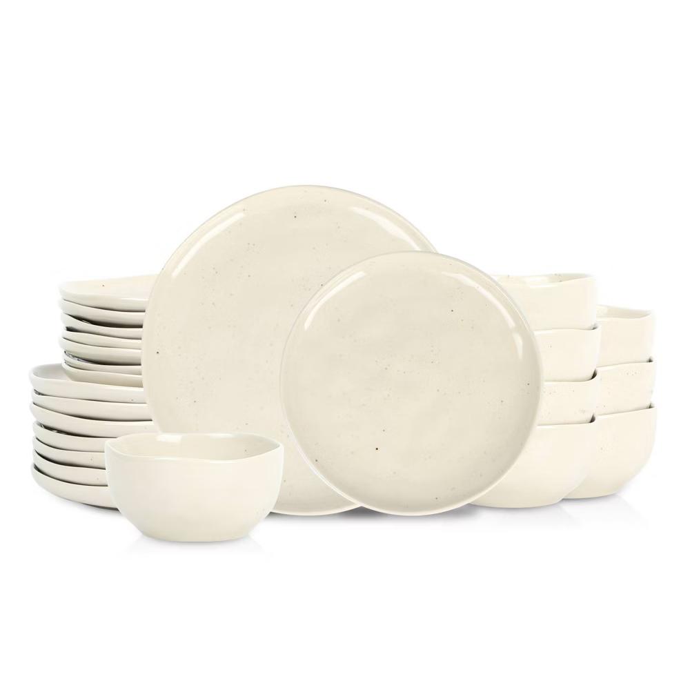 24pc Mirella Stoneware Dinnerware Set - Image 16
