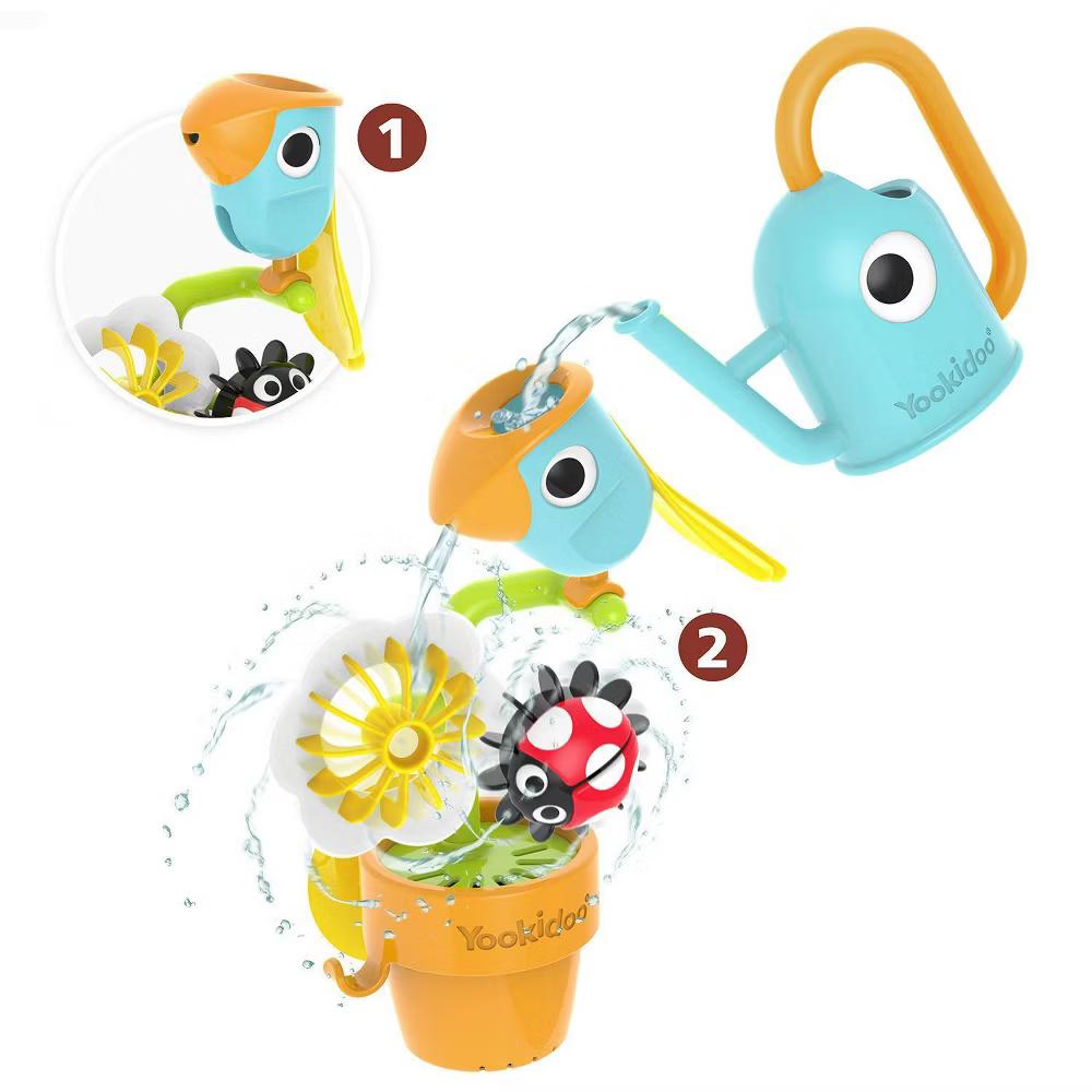 Pour N Grow Spinning Garden Bath Toys - 11pc: Educational Focus Creativity - Image 9