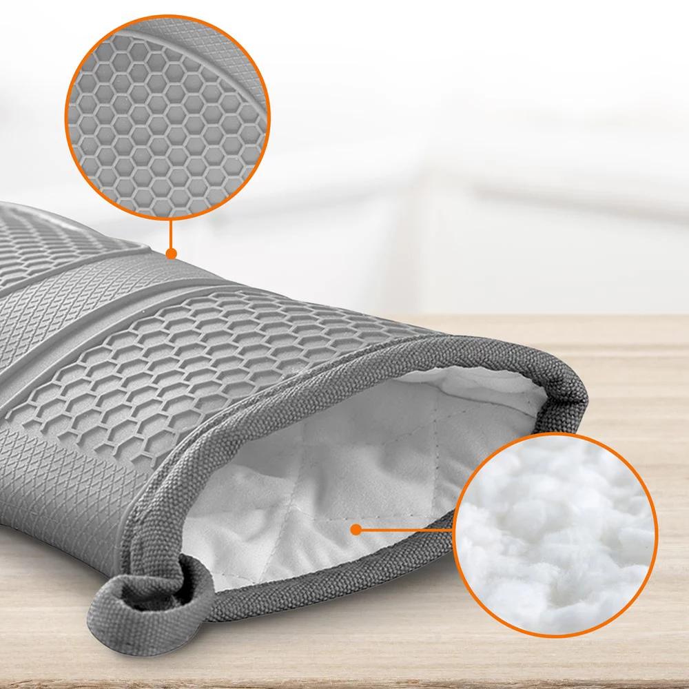 Set of 2 Food Grade Silicone Oven Mitts - Image 14