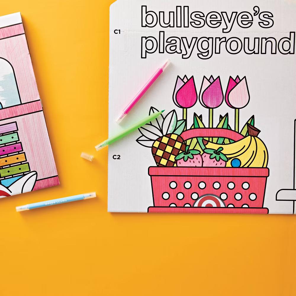 Color-Your-Own Target Store Fort