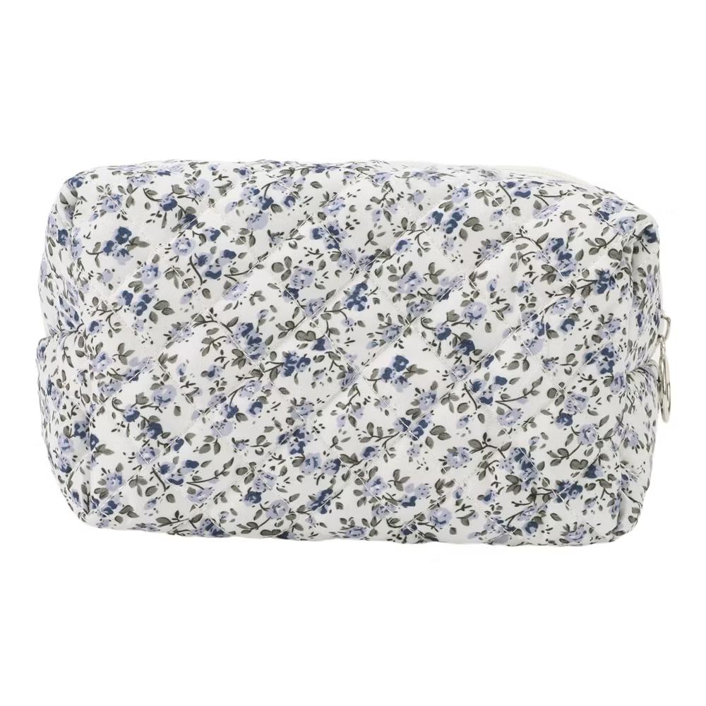 Women Portable Little Flower Pattern Makeup Bag 1 Pc - Image 4