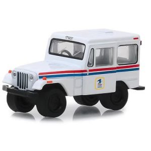 1971 Jeep DJ-5 White "United States Postal Service" (USPS) "Hobby Exclusive" 1/64 Diecast Model Car