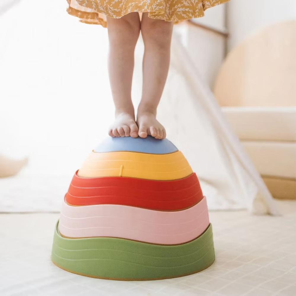 Stepping Stones for Kids, Balance Stepping Stones for Indoor & Outdoor, Sensory Toys - Multi Colors - Image 8