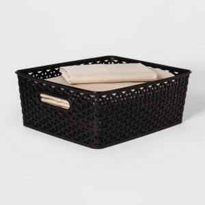 Y-Weave Medium Decorative Storage Basket
