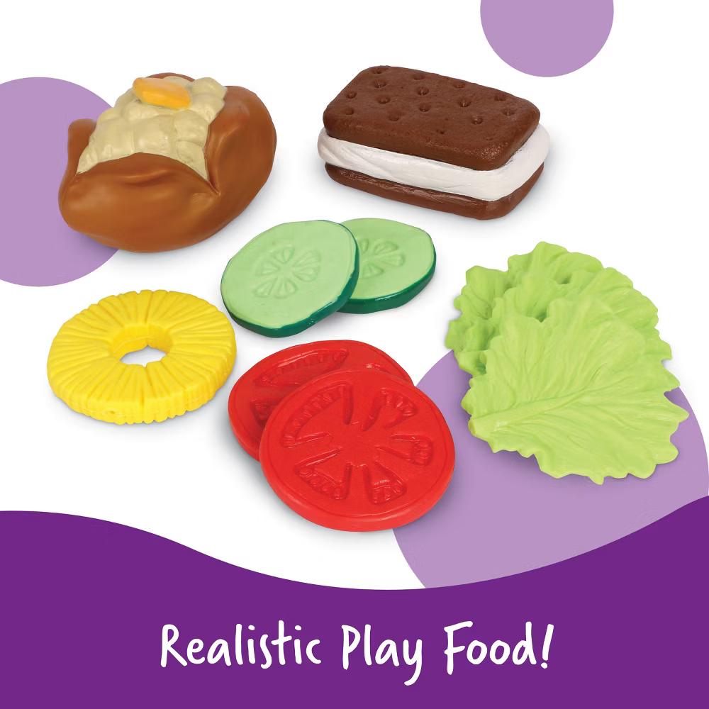Learning Resouces New Sprouts - Play Dinner Basket, 18 Pieces, Ages 18 mos+ - Image 3