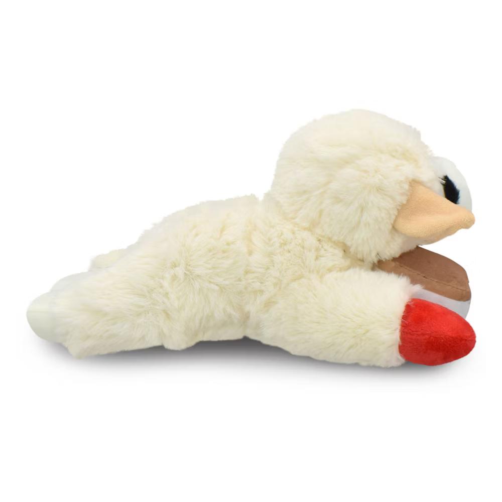 Lamb Chop Dog Interactive Plush Toy - White