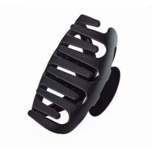 No-Slip Grip Recycled Extra Large Claw Clip - Matte Black - Extra Thick Hair