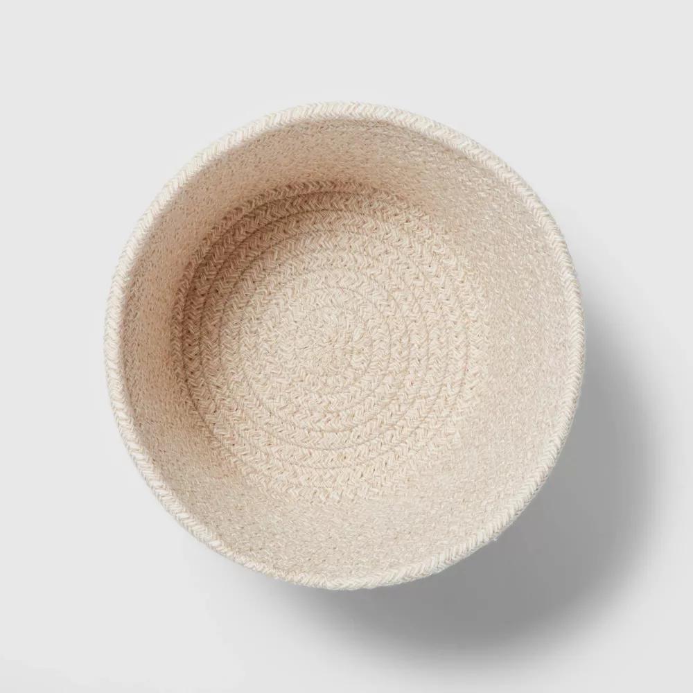 Decorative Coiled Rope Basket - Image 3