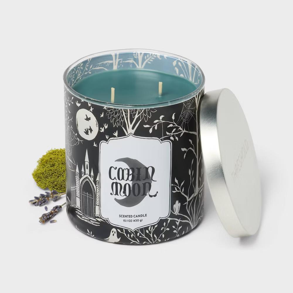 2 Wick Limited Edition Glass Halloween Jar Candle with Lid 15.1oz - Image 4