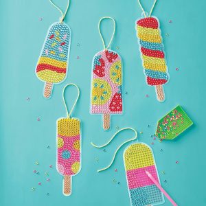 5ct Summer Craft Gem Art Popsicles Activity Kit