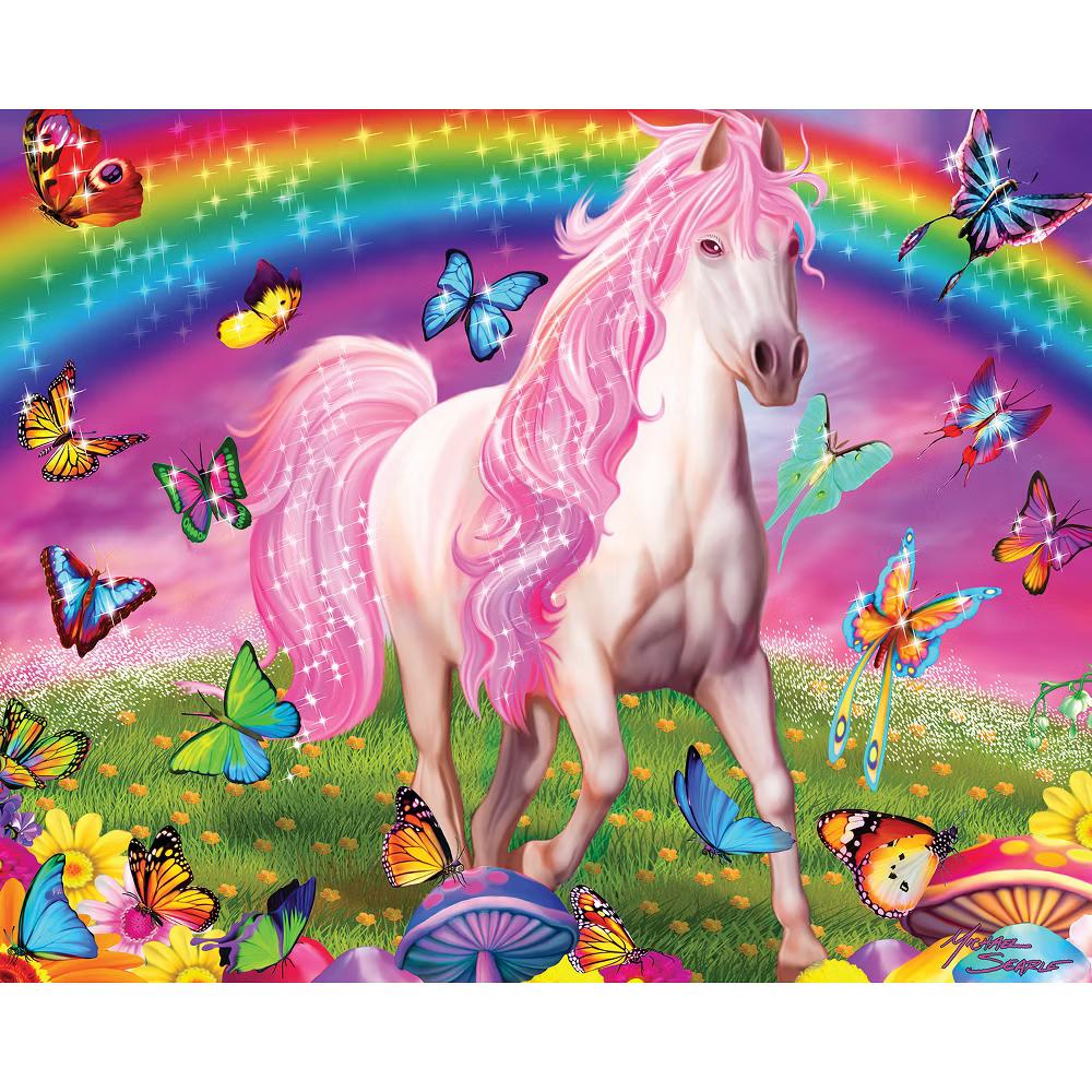 Glow in the Dark 100 Piece Puzzle Set - Educational Fun 4-Pack - Image 5