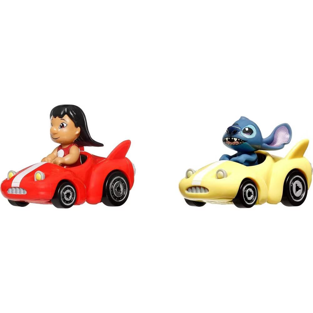 RacerVerse Die-Cast Cars, Set of 2 Toy Vehicles with Character Drivers Optimized for RacerVerse Track