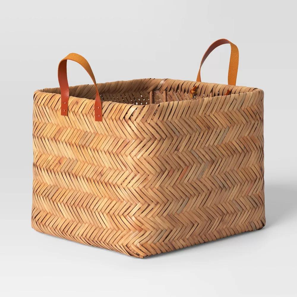Herringbone Weave Cube Basket - Image 2