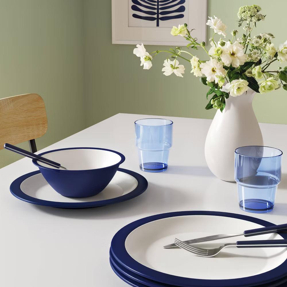10.5" Plastic Dinner Plate with Decal - Image 9