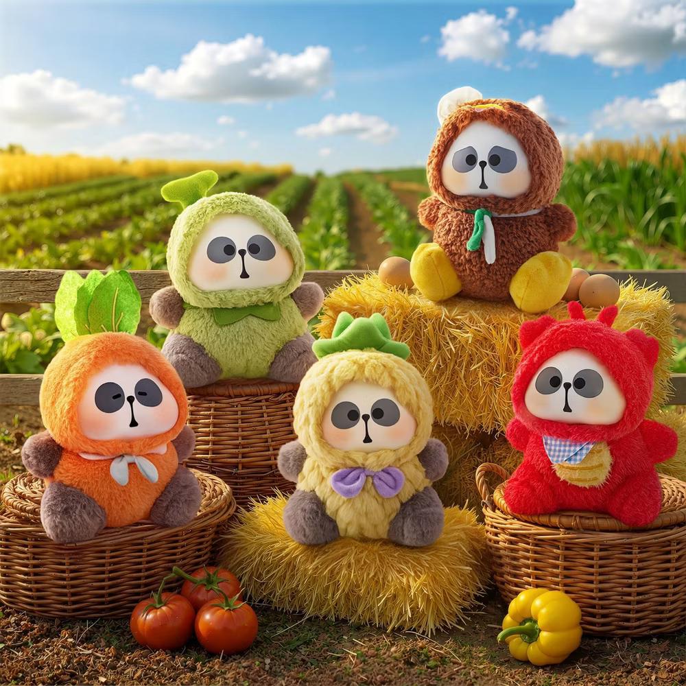 Mr. Pa 200% Tasty Guide Series 9" Collectible Large Stuffed Panda Surprise Blind Box - Image 2