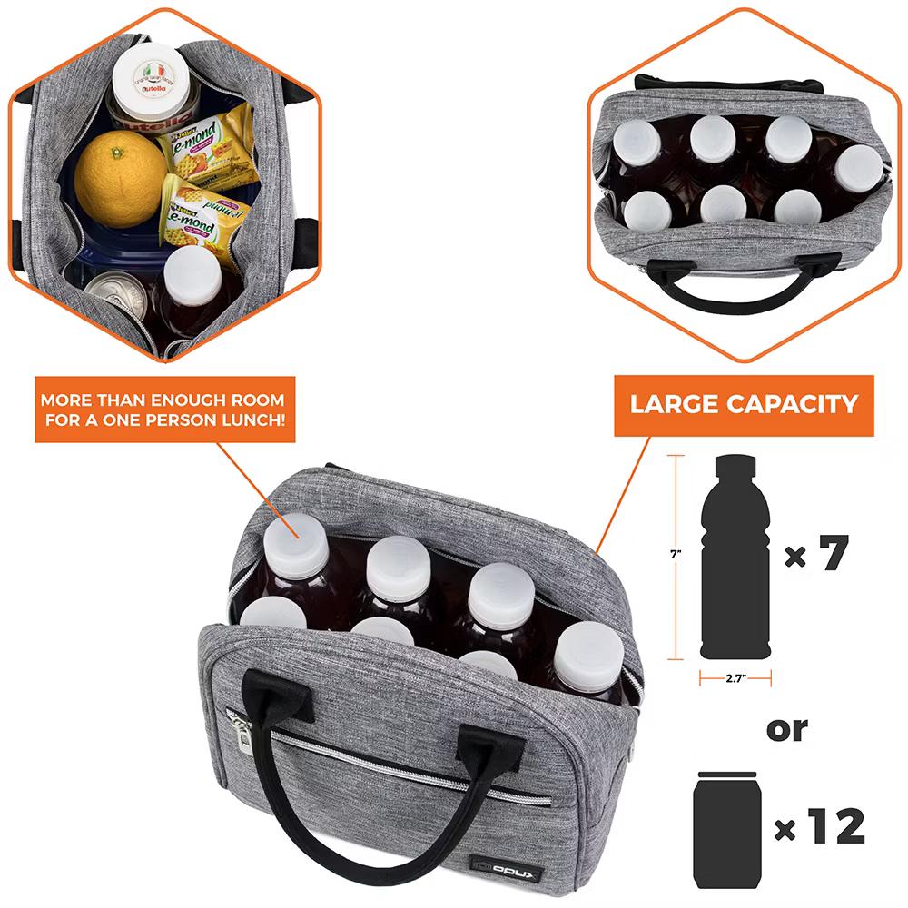 Insulated Lunch Box Women, Cooler Bag Tote Girls Kids Teen Adult, Soft Reusable Thermal Meal Prep Purse - Image 30