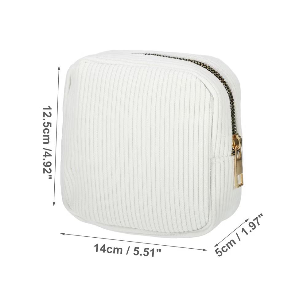 Portable Solid Color Cosmetic Bag 1 Pc - Image 23
