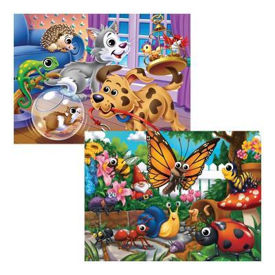 Master Pieces Puzzles - Pets and Garden Bugs 48-Piece Googly Eyes Puzzles