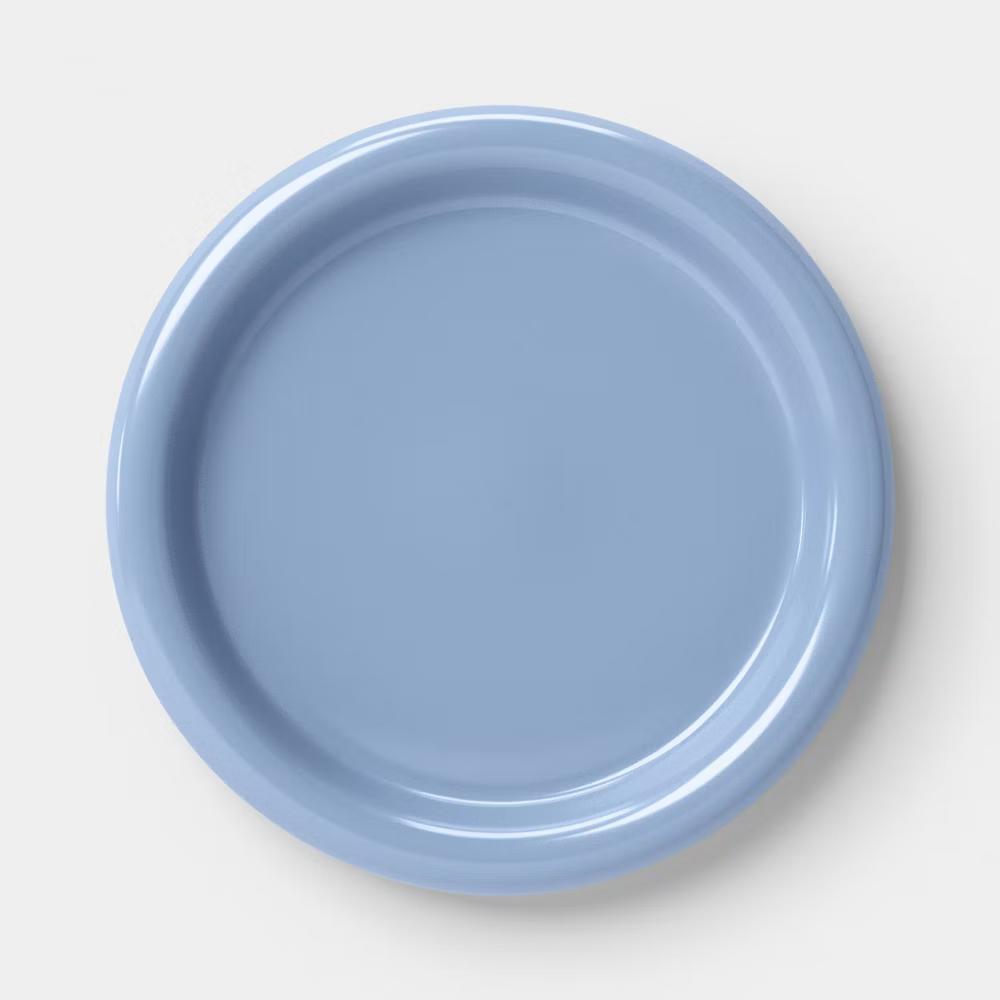 10.5" Stoneware Round Rim Dinner Plate