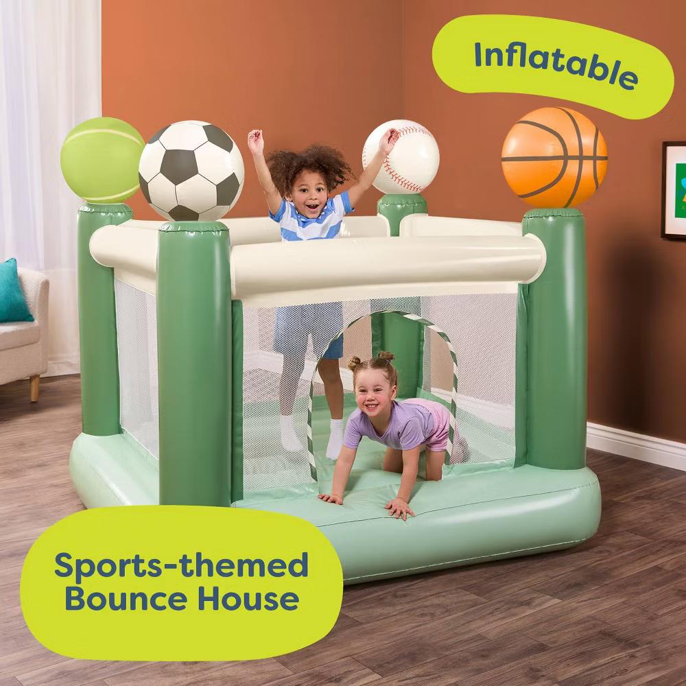 Game Day Bounce House - 6 foot Inflatable Sports Bouncy Castle for Kids - Image 6