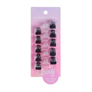 Micro Clips - Brown/Black/Clear - 15ct