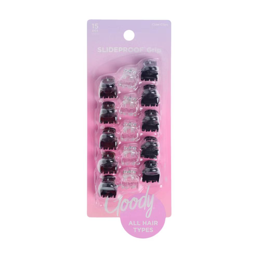 Micro Clips - Brown/Black/Clear - 15ct
