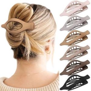 Maison French Concord Hair Clips 6Pcs Side Slide Volume Clips for Women Girls