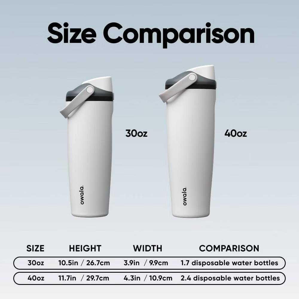 Stainless Steel FreeSip Sway Water Bottle - Image 19
