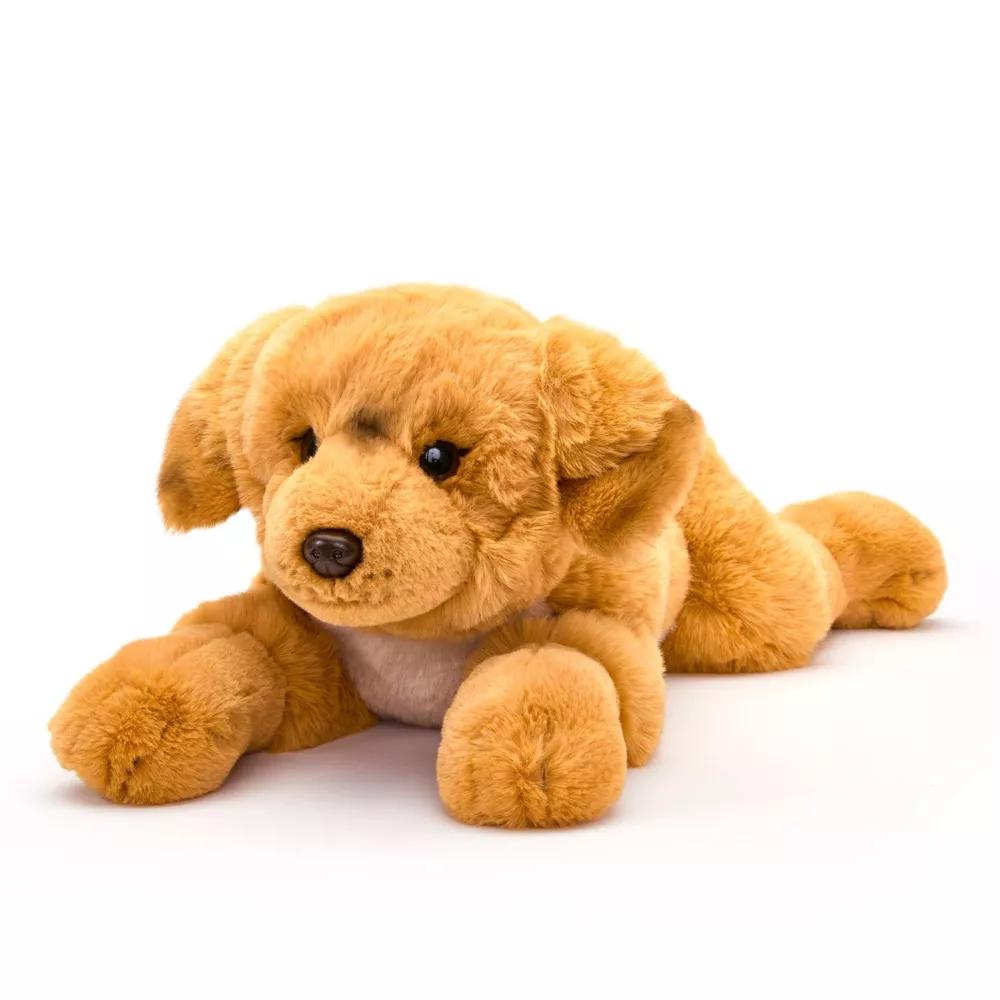 22" Toy Plush Lying Golden Retriever Stuffed Animal - Image 4