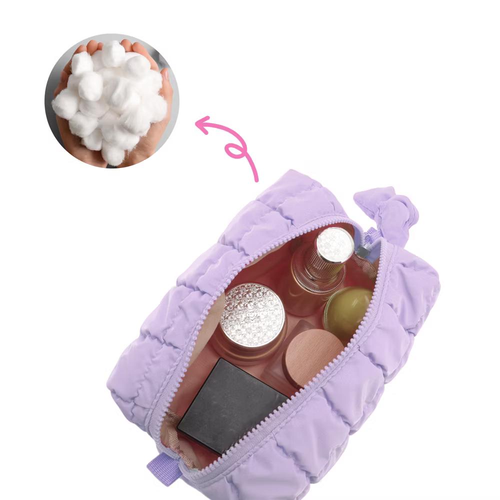 Quilted Makeup Bag 1 Pc - Image 11