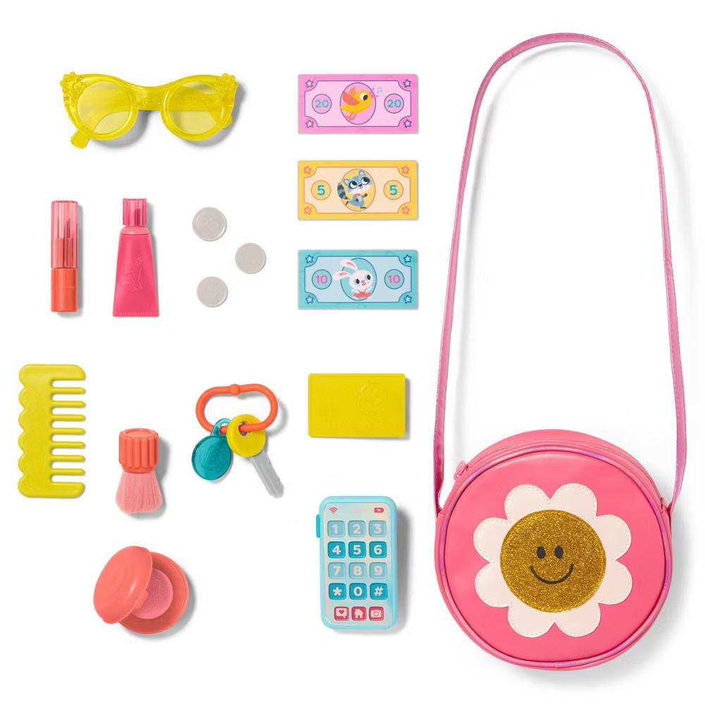 Daisy Daydream Purse Set - 16pc Pretend Play Accessories for Toddlers