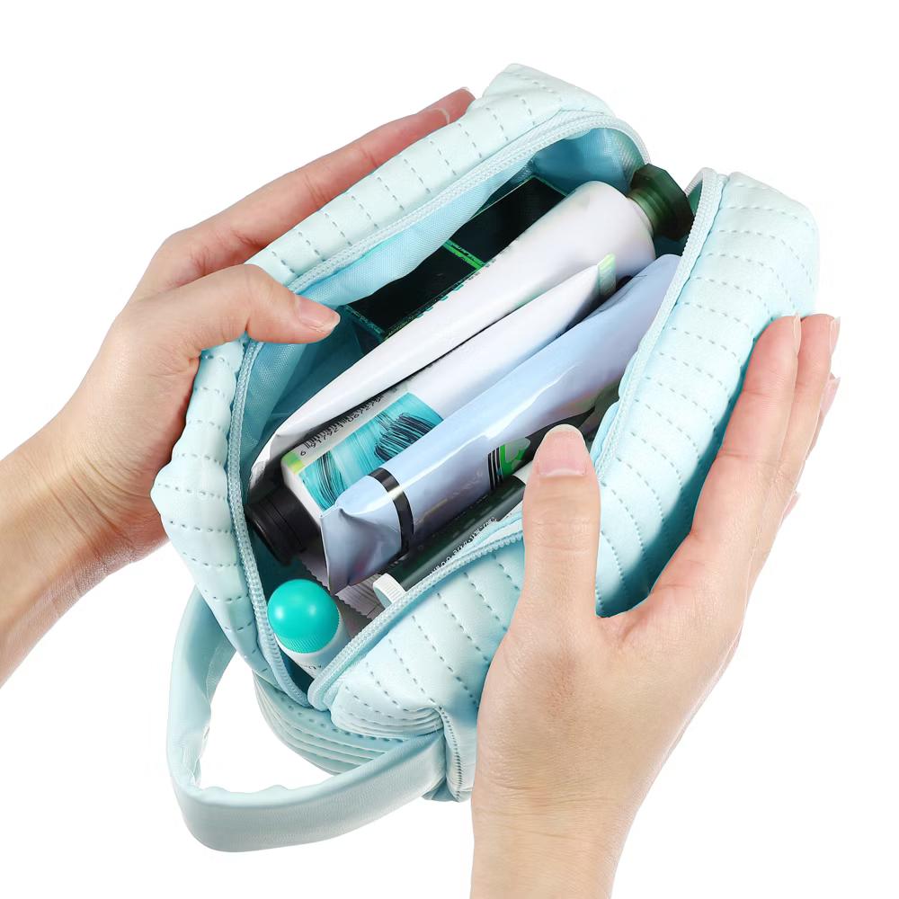Faux Leather Small Makeup Bag - Image 11
