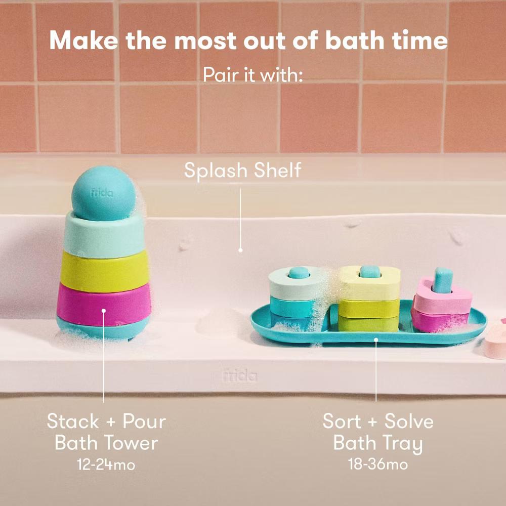 Stack + Pour Bath Towers, Age 12-24m - 5pc - Image 4