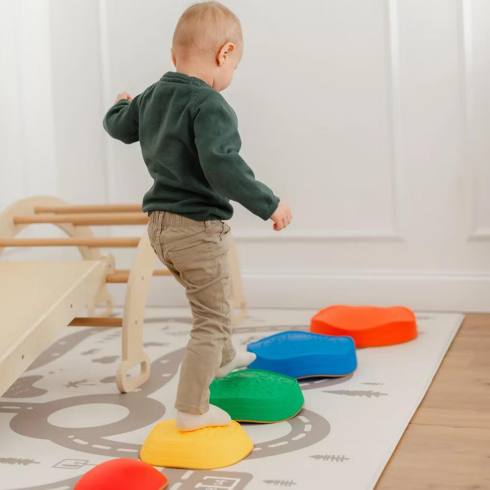 Stepping Stones for Kids, Balance Stepping Stones for Indoor & Outdoor, Sensory Toys - Multi Colors - Image 5