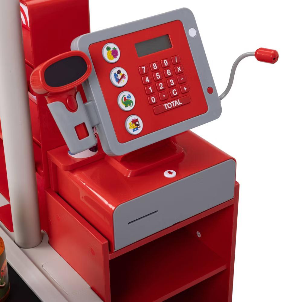 Target Toy Checklane: Pretend Shopping Accessories, Play Money, Toy Cash Register, Batteries Required, Ages 3+ - Image 2