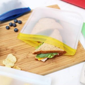 (re)zip Reusable Leakproof Flat Sandwich Lunch Bags - 5pk