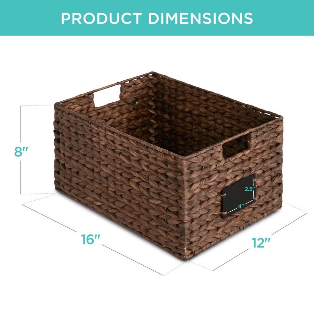 Set of Woven Water Hyacinth Baskets - Image 14