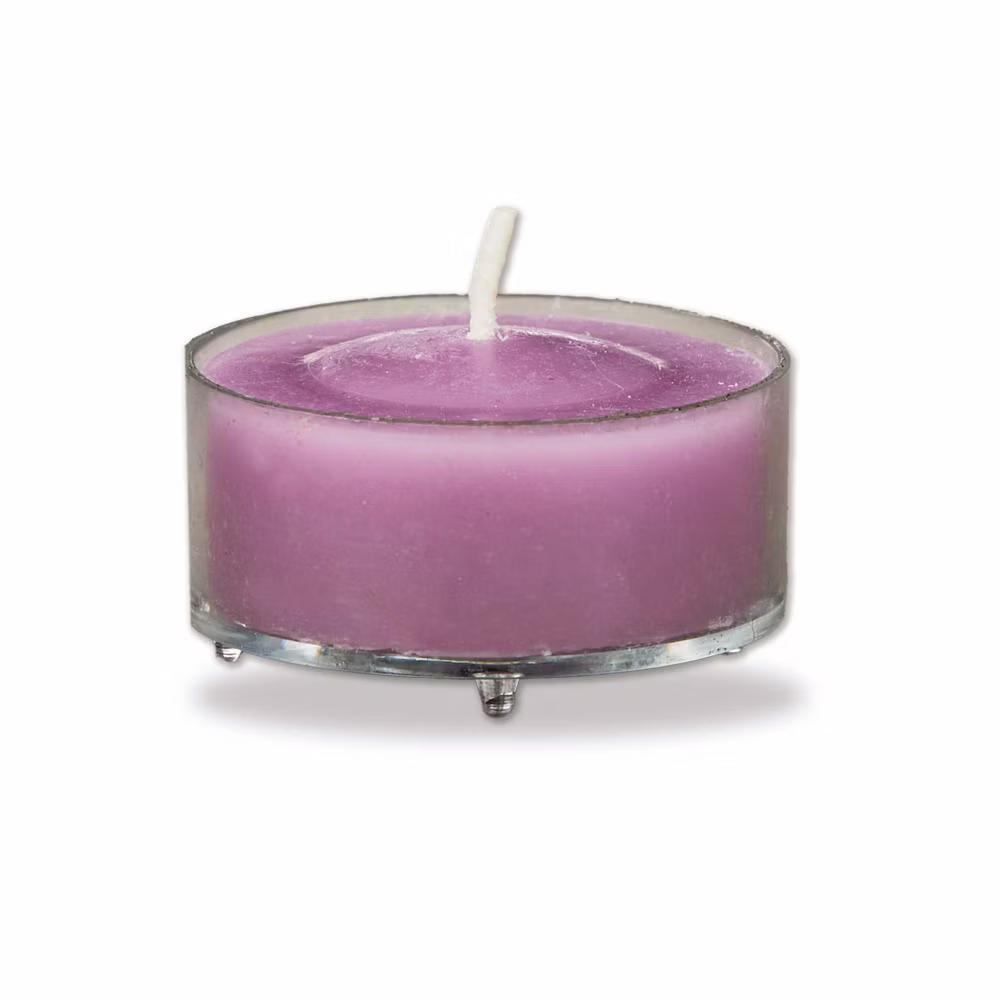 Color Studio Tealight Candles Set of 8 Lilac Smokeless Paraffin Wax Burn Time 3 Hrs - Image 2