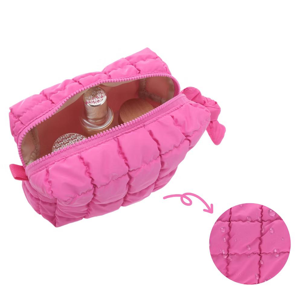 Quilted Makeup Bag 1 Pc - Image 15